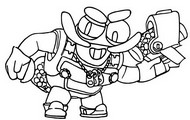 Dibujo descargable - Clancy - Brawl Stars - Classic