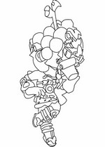 Hoja para colorear - Angelo Dionisio - Brawl Stars - Classic