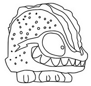 Imagen para colorear - Spinotaco - Superthings - Evolution