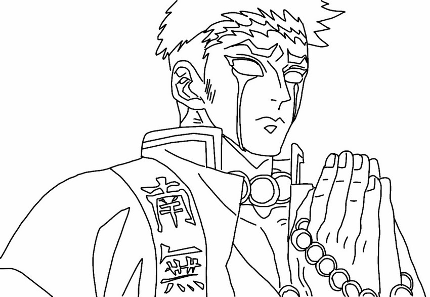 Coloring page Gyomei Himejima