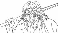 Dibujo para colorear - Tengen Uzui - Demon Slayer Temporada 4