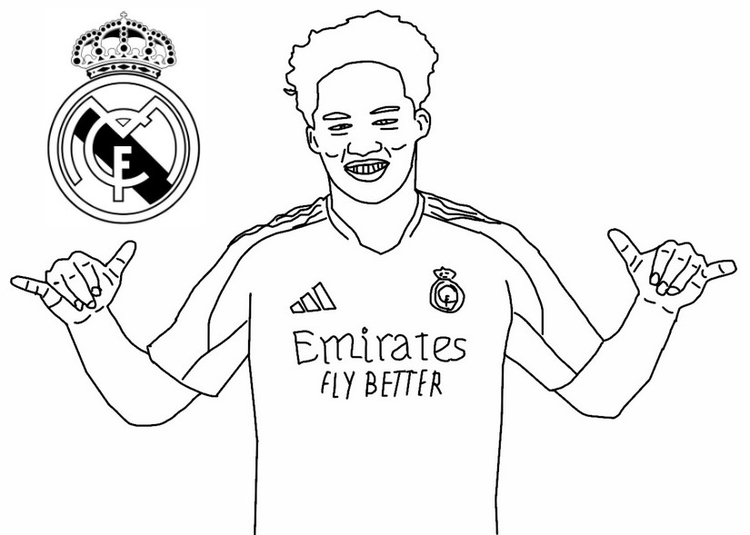 Coloring page Endrick