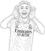 Printable coloring - Federico Valverde - Soccer - Real Madrid