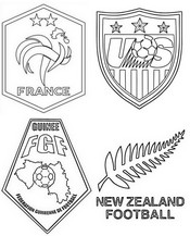Coloring page - Men - Group A - Soccer - Olympics 2024