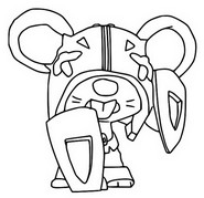 Gratis målarbild - Moe - Brawl Stars - SpongeBob SquarePants