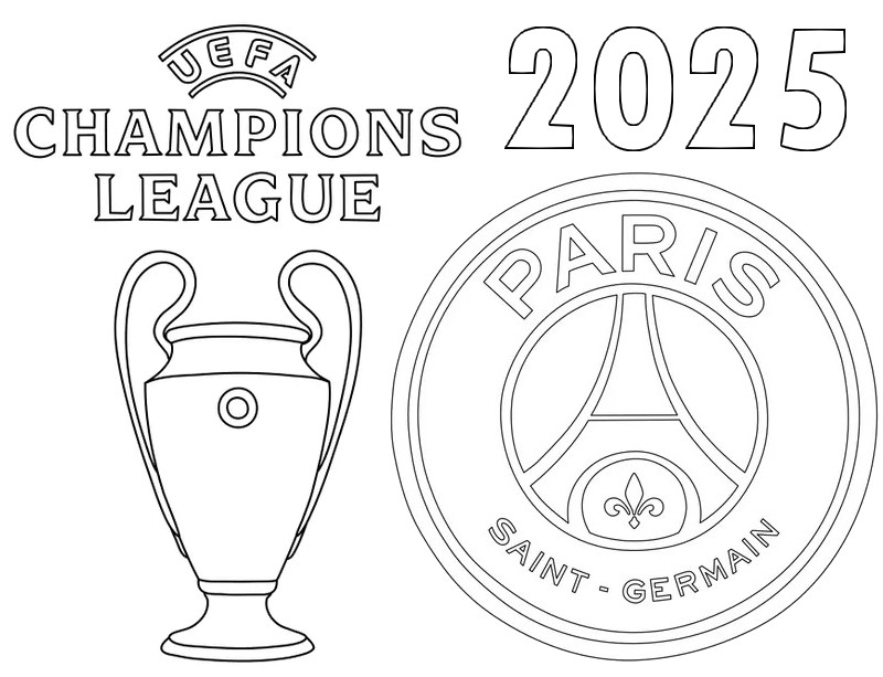 Kolorowanka Zwycięzca: PSG