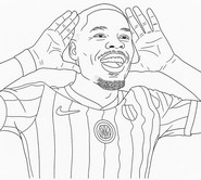 Kolorowanka Marcus Thuram