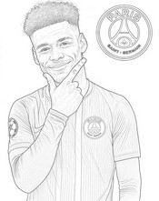 Coloring page Désiré Doué