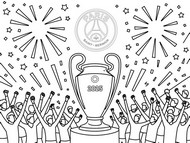 Kolorowanka Zwycięzca PSG