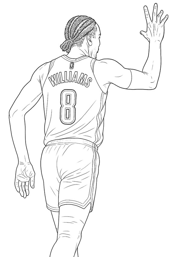 Kolorowanka Jalen Williams