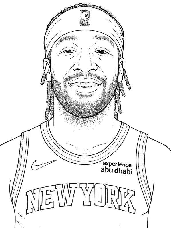 Disegno da colorare Jalen Brunson