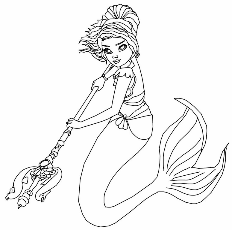 Coloring page Merlinda