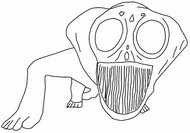 Disegno gratuito - Monster Elephant - Zoonomaly