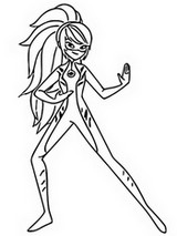 Bild zum Ausmalen - Shanghai - Lady Dragon - Miraculous World
