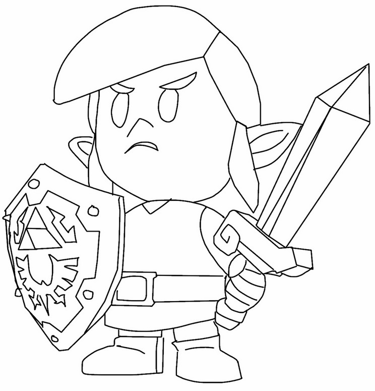 Desenho para colorir Link