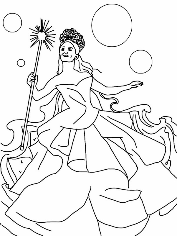 Desenho para colorir Glinda