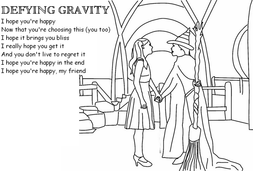 색칠 Defying Gravity - Happy