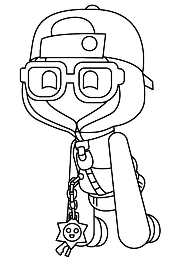 Coloring page Shade