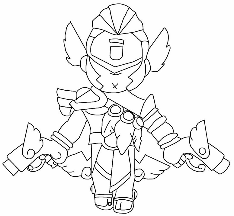 Coloring page Light Angel Colt