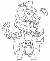 Coloring page Demon Willow