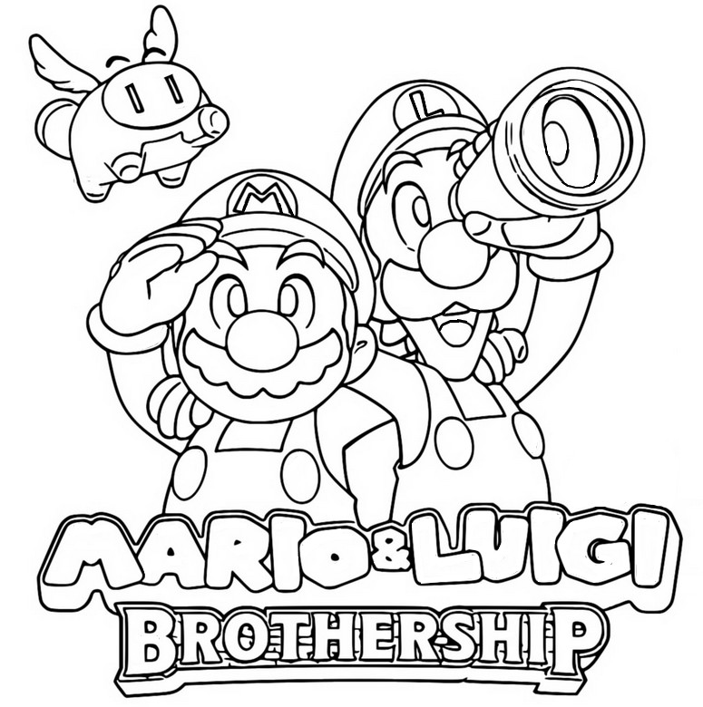 Dibujo para colorear Brothership