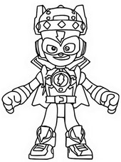 Disegno scaricabile - Kid Fury - Superthings - Kazoom Power