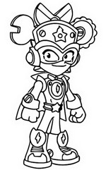 Disegno da colorare - Multy - Superthings - Kazoom Power