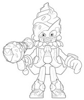 Kolorowanka do pobrania - Sourbette - Superthings - Kazoom Power