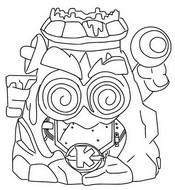 Disegno da stampare - Hidden Base Professor K - Superthings - Kazoom Power