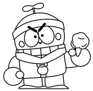 Hoja para colorear - Lou grosero - Brawl Stars - Estudios Starr de Animación 2