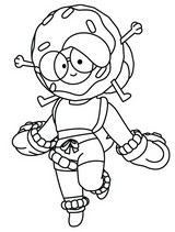 Imagen para colorear - Rosa azucarada - Brawl Stars - Estudios Starr de Animación 2