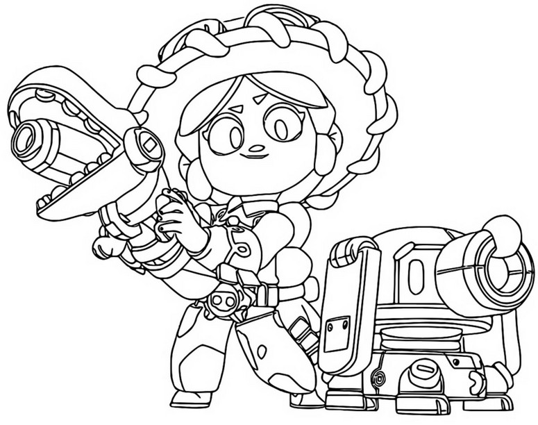 Coloring page Jessie Jessie