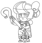 Dibujo gratuito - Bibi Bo Peep - Brawl Stars - Toy Story