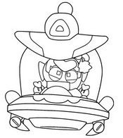 Coloring page Extraterrestrial Eve