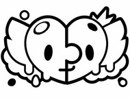 Disegno gratuito - Cuore e ali - Brawl Stars - San Brawlentino