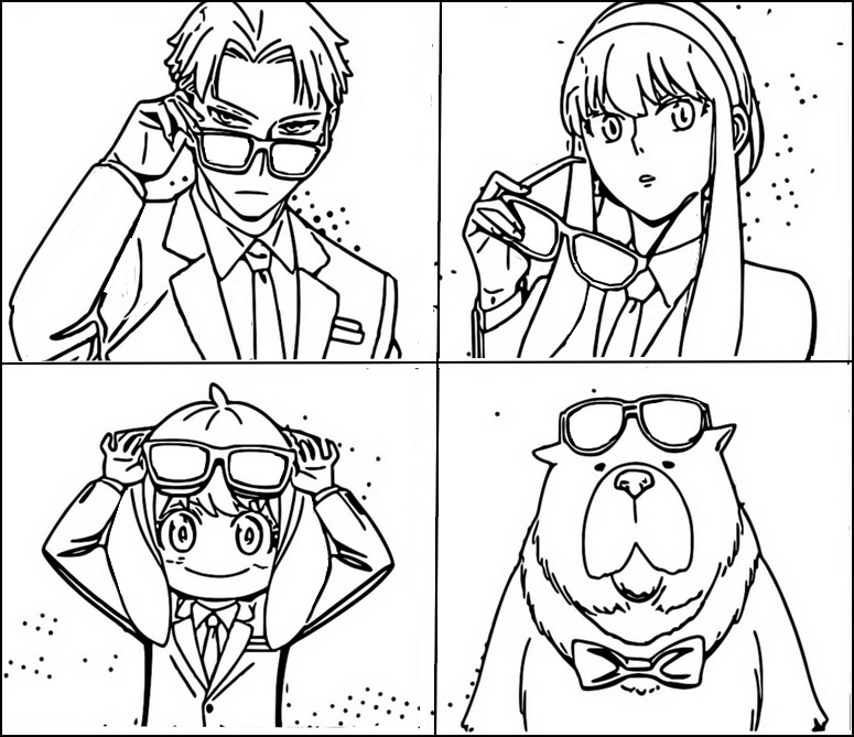 Coloriage Spy X Family