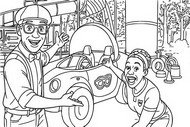 Dibujo descargable - Blippi’s Job Show - Netflix 2025