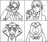 Disegno da colorare Spy X Family