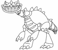 Dibujo gratuito - Pianosaurus - Poppy Playtime - Capítulo 4