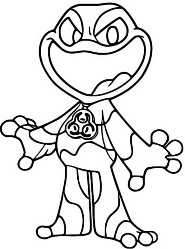 Coloring page Icky Licky