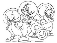 Lámina para colorear - The Day the Earth Blew Up: A Looney Tunes Movie - Películas en cines en 2025