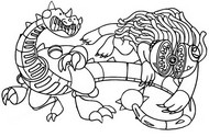Dibujo para imprimir - Yarnaby - Poppy Playtime 4 - Pianosaurus