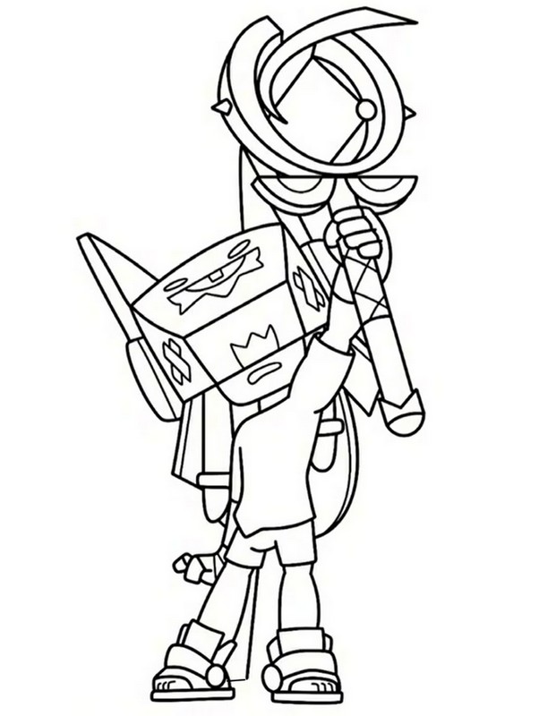 Coloring page Finx