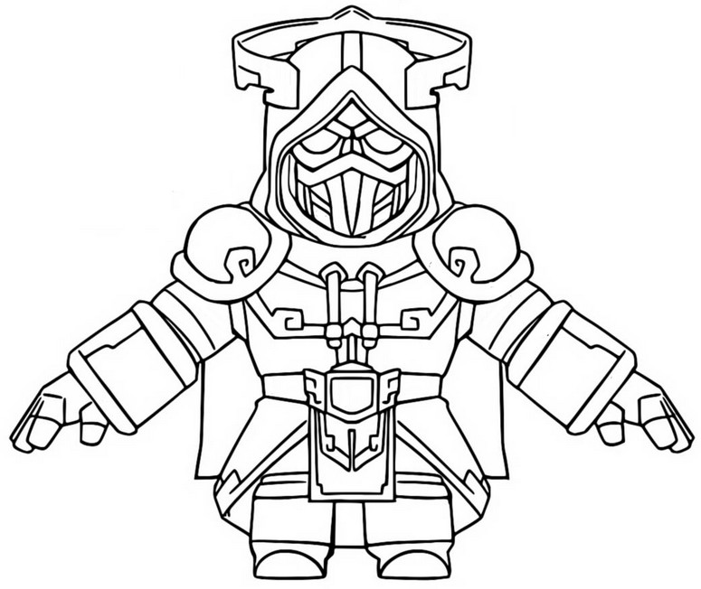 Coloring page Protector Grom