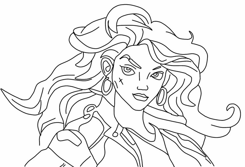 Desenho para colorir Kimberly