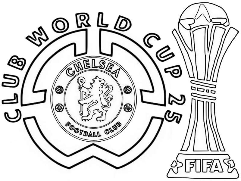 Malvorlagen Siegtreffer für Chelsea