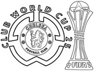 Coloring page - Chelsea winner - FIFA Club World Cup 2025