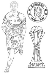 Drawing to color - Cole Palmer - FIFA Club World Cup 2025