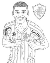 Coloring page - Hércules - FIFA Club World Cup 2025