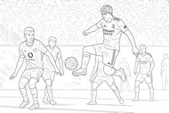 Disegno da colorare Gol di Gonzalo Garcia